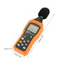 Sonomètre Digital Audio Décibel Compteur, PEAKMETER PM6708 Décibelmètre LCD Sonore Testeur de Mesure de Niveau Sonore 30-130dB M