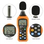 Sonomètre Digital Audio Décibel Compteur, PEAKMETER PM6708 Décibelmètre LCD Sonore Testeur de Mesure de Niveau Sonore 30-130dB M