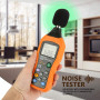 Sonomètre Digital Audio Décibel Compteur, PEAKMETER PM6708 Décibelmètre LCD Sonore Testeur de Mesure de Niveau Sonore 30-130dB M