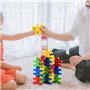 Fdit Jeu de Construction Créative Équilibre en Bois Jouets 16pcs / Jeu de Blocs Colorés de Dessin Animé