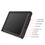 12 Pouces Téléviseur Numérique, Téléviseur Enregistreur Portable avec TNT, Support Port USB, Fente pour Carte SD/MMC Batterie In