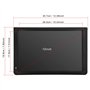 12 Pouces Téléviseur Numérique, Téléviseur Enregistreur Portable avec TNT, Support Port USB, Fente pour Carte SD/MMC Batterie In