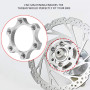 Yanmeer Lot de 10 Adaptateur de Frein à Disque en Alliage d'Aluminium Adaptateur de Freins Disque Center-Lock Adaptateur pour Ro