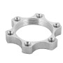Yanmeer Lot de 10 Adaptateur de Frein à Disque en Alliage d'Aluminium Adaptateur de Freins Disque Center-Lock Adaptateur pour Ro