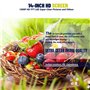 LCD 14 Pouces Téléviseur Portable, Téléviseurs Analogiques Téléviseur avec 1080P HD Téléviseur avec 1800mah Batteries Rechargeab