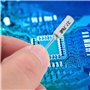50 pcs 10 valeur Kit Assortiment Oscillateur à Quartz 32,768 kHz -24 MHz Oscillateur en Cristal de Quartz Bricolage