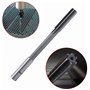 H7 Lot de 10 3/4/5/6/7/8/9/10/11/12mm HSS Alésoir de Serrage Machine en Acier de Haute Vitesse Alésoir de Tige Droite Outil de C