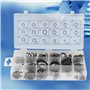 225pcs circlip Snap Clip de fixation rangement pour circlips de bague de retenue à pression interne et externe portable 18 taill