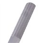 Akozon râpe en acier, 4 en 1 Lime à râpe plate en acier de 8 po / 200 mm Outil de travail à bois demi-rond pour menuiserie