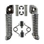 Pédales Avant en Caoutchouc Compatible pour Yamaha YZF R1 1998-2012 YZF R6 1999-20