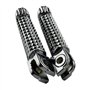 Road Passion Moto Repose Pieds à Pédale Pied, Pédales Avant en Caoutchouc Compatible pour Yamaha YZF R1 1998-2012 YZF R6 1999-20