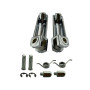Road Passion Moto Repose Pieds à Pédale Pied, Pédales Avant en Caoutchouc Compatible pour Yamaha YZF R1 1998-2012 YZF R6 1999-20