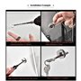 Serrure en verre, serrure de porte en verre coulissante avec clé, serrure de vitrine, convient pour marchandises armoire couliss