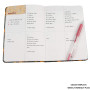 Weekly Planner Agenda Hebdomadaire A5 avec Liste de Tâches, Sans Date pour la Motivation et la Productivité.