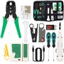 BURNNOVE 18 en 1 Testeur de Network Réseau Câble Kits d'Outil de Réparation d'Ordinateur Maintenance de Testeur de LAN Réseau du