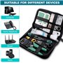 BURNNOVE 18 en 1 Testeur de Network Réseau Câble Kits d'Outil de Réparation d'Ordinateur Maintenance de Testeur de LAN Réseau du