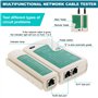 BURNNOVE 18 en 1 Testeur de Network Réseau Câble Kits d'Outil de Réparation d'Ordinateur Maintenance de Testeur de LAN Réseau du