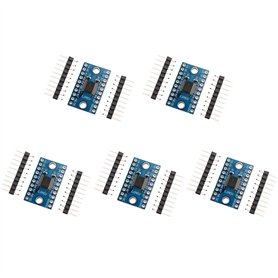 HALJIA TXS0108E Lot de 5 convertisseurs de niveau logique 8 bits haute vitesse Full duplex 8 canaux Compatible avec Arduino