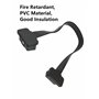GFFG Câble de Diagnostic OBD2 de Voiture 16 Broches mâle vers Femelle Câble Plat OBDII Câble de Diagnostic Adaptateur mâle