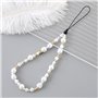 KBRPEY 3 Pièces Cordon Telephone Portable avec des Perles en Acrylique Rondes et en Forme de Nœud Bijoux de Telephone Petits Pen