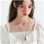 XFSRG Collier Femme en Acier Inoxydable avec Pendentif Ours en Peluche - Bijoux Mode Tendances pour Toutes les Occasions