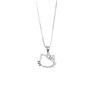 XFSRG Collier Femme Acier Inoxydable Hello Kitty Design Élégant Bijoux Mode Cadeau Parfait