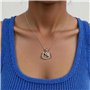 XFSRG Collier Femme Acier Inoxydable Hello Kitty Design Élégant Bijoux Mode Cadeau Parfait