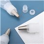 100 Pcs Grande Poches a Douilles Jetable avec 1 Pcs Adaptation et 6 Pcs Reutilisable Professionnelle Douille Pa