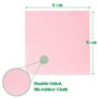Chiffon de Nettoyage Bijoux,30 pcs Chiffon de Polissage Nettoyant Argent Bijoux pour Essuyer Lunettes Bague Bracelet Collier Or 