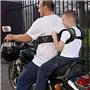 Moto Ceinture de sécurité enfant pour moto Ceinture enfant Sangle ceinture Harnais de sécurité enfant pour moto Moto d'accessoir
