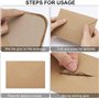 Lot de 30 enveloppes en papier kraft - Avec collage humide - Pour cartes de vœux, invitations, cartes d'anniversaire
