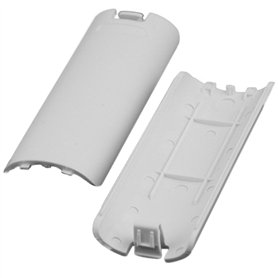 2 COUVERCLE Cache de Batterie BATTERY BLANC Pour Nintendo Wii Controller Wiimote