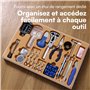 H&S Kit Reparation Montre - 155 Outil Montre avec Tournevis Horlogerie Ouvre Boitier Presse Montre pour Changement Pile Demontag