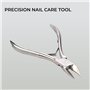 H&S Coupe Ongle en Acier Inoxydable - Pince à Ongles Robuste avec Poignées Rembourrées & Capuchon en Plastique - Coupe-Ongles In