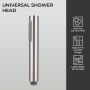 H&S Tête de Douche Haute Pression Universelle - Ensemble Douchette Manuelle avec Design Cylindrique - Pommeau de Remplacement In