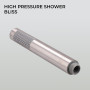 H&S Tête de Douche Haute Pression Universelle - Ensemble Douchette Manuelle avec Design Cylindrique - Pommeau de Remplacement In