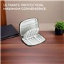 H&S Étui de Protection Disque Dur Externe - Housse Rembourrée à l'Épreuve des Chocs - Pochette de Rangement Informatique Aussi p