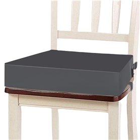 WIYETY Rehausseur de siège pour enfant - Pour table à manger - Amovible - En cuir synthétique - Avec boucle de sécurité - Pour t