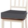WIYETY Rehausseur de siège pour enfant - Pour table à manger - Amovible - En cuir synthétique - Avec boucle de sécurité - Pour t