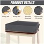 WIYETY Rehausseur de siège pour enfant - Pour table à manger - Amovible - En cuir synthétique - Avec boucle de sécurité - Pour t