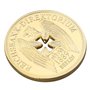 Amosfun Pièces commémoratives de banque impériale allemande plaquées or - Croix d'Allemagne - Aigle - Pièces de collection