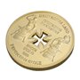 Amosfun Pièces commémoratives de banque impériale allemande plaquées or - Croix d'Allemagne - Aigle - Pièces de collection
