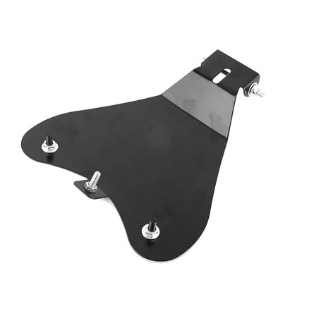 HANSWDEU Solo Plaque de Base Siège Moto 11.8" X 10.2" Support Protection pour Selle de Moto en Acier Robuste pour Sportster XL88