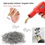 Agrafes Chaudes, 1000 PCS Soudage Plastique, Baguettes de Soudage Agrafe Chaude Clou 0.8mm / 0.6mm, Wave Style Soudure Plastique