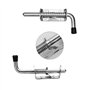 2 Pièces Loquet Ressort Inox, Boulons à Ressort en Acier Inoxydable, Loquet à Ressort, Lot de 2 verrous à ressort en acier inoxy