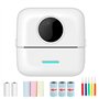 HRKVSK Mini Imprimante Photo Portable, Mini Imprimante Thermique, Imprimante de Poche sans Encre, Mini Imprimante Autocollant, I