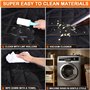 UIHOL Housses Protection de Siège Voiture pour Chien, Protège Siège Arrière Chien avec Fenêtre de Visualisation, Imperméable Pro