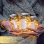 15 Pack Mini Guirlande LED à Pile,Guirlande Lumineuse LED 2M 20LEDs Fil de Cuivre,Guirlande Lumineuses Piles pour Vase Long et F