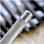 Xrten 12 Pcs Poinçon Creux en Acier Rond Set Poinçon à Trou Creux en Cuir pour Maroquinerie Artisanat Travail pour Bracelet de M