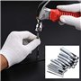 Xrten 12 Pcs Poinçon Creux en Acier Rond Set Poinçon à Trou Creux en Cuir pour Maroquinerie Artisanat Travail pour Bracelet de M